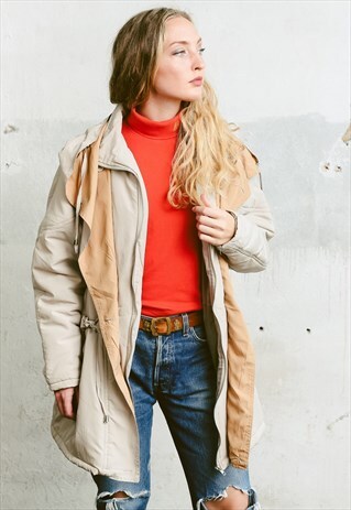 VINTAGE 80S OVERSIZED PARKA COAT