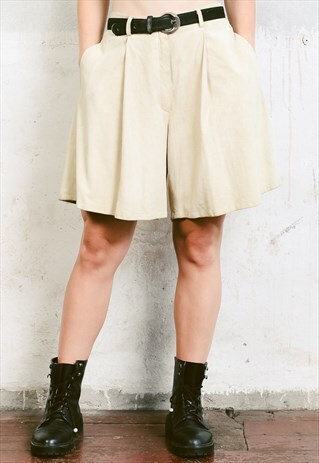 VINTAGE 80S SUEDE LEATHER SHORTS