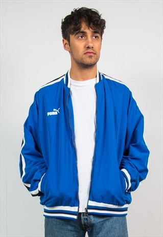 PUMA BLUE BOMBER TRACKSUIT JACKET