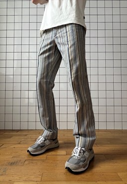 Vintage DOLCE GABBANA Pants Suit Trousers Striped