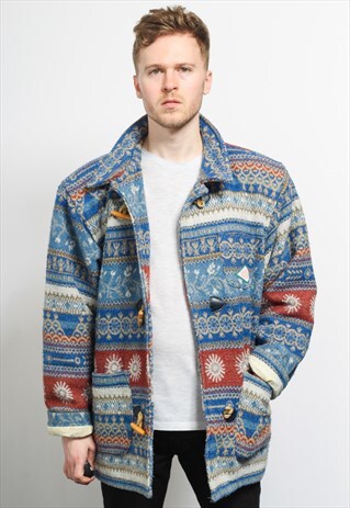 VINTAGE AZTEC INCA JACKET