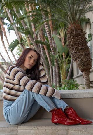 CROPPED VINTAGE BLUE JEANS