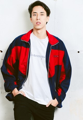 VINTAGE 90S VELOUR TRACK JACKET