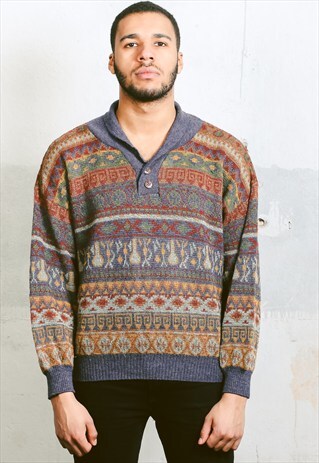 VINTAGE PATTERNED JUMPER