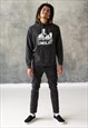 JUNGLIST SOUND SYSTEM HOODIE WASHED BRUSHED MEN'S HOODED TOP