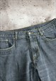 VINTAGE MENS Y2K BAGGY DARK GREY DENIM JEANS