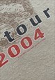 VINTAGE 2004 METALLICA EUROPEAN TOUR BAND TEE