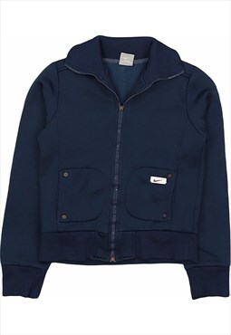 Nike 90's Swoosh Zip Up Fleece Medium Blue