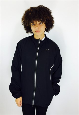 NIKE BLACK WINDBREAKER JACKET
