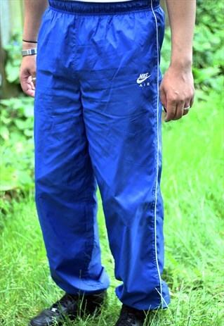 VINTAGE NIKE AIR BLUE TRACKSUIT BOTTOMS