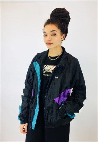 VINTAGE DIOR FESTIVAL 80S RAVE WINDBREAKER JACKET