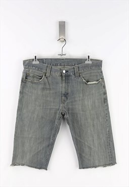 Levi's 506 Denim Shorts in Grey - 50