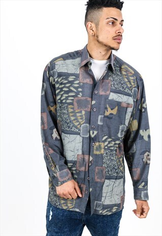 VINTAGE PATTERNED SHIRT S386