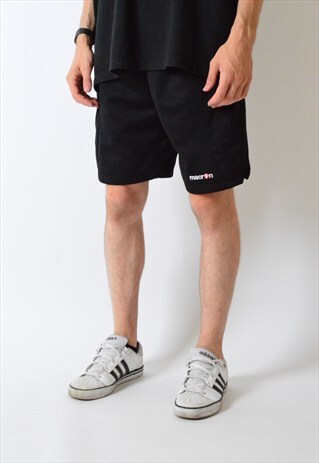 MACRON BLACK SPORTS SHORTS