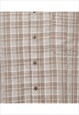 VINTAGE COLUMBIA CHECKED SHIRT - L