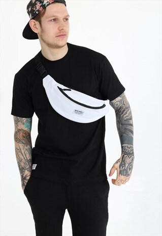 WHITE BUM BAG