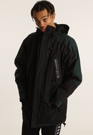 VINTAGE ARMANI JEANS PADDED WINTER JACKET