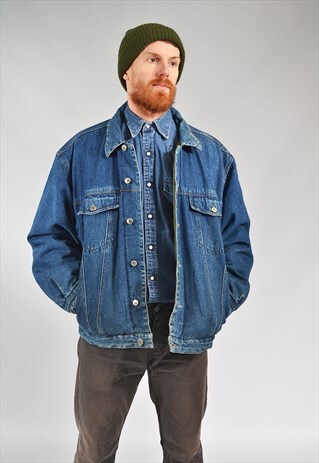 VINTAGE REVERSIBLE/LINED DENIM JACKET