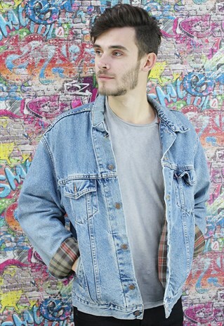 LEVI'S 80S BLANKET LINED VINTAGE DENIM JACKET. UNISEX.