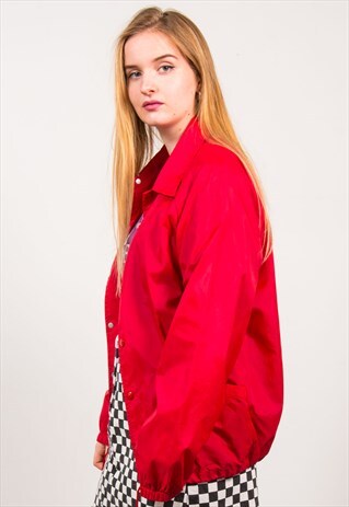 VINTAGE 90'S RED COACH JACKET