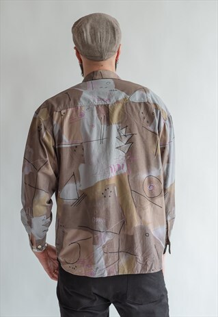VINTAGE 80S FUNKY WATERCOLOR FESTIVAL SHIRT