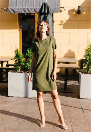 CASUAL STREETWEAR MINI SIMPMLE DRESS