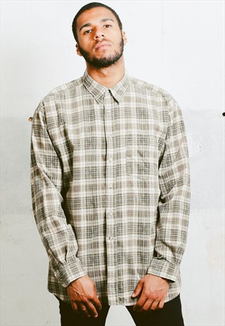 VINTAGE PATTERNED CORDUROY SHIRT