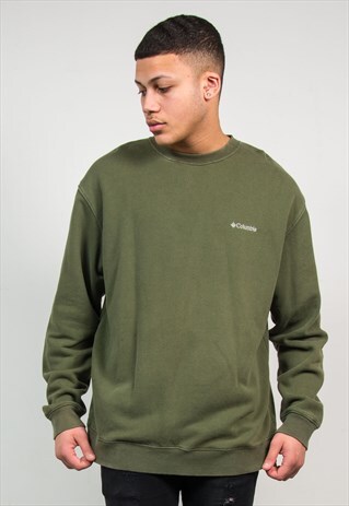 COLUMBIA SWEATSHIRT OLIVE GREEN