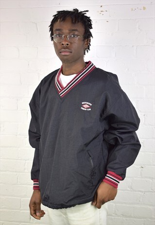 VINTAGE 90'S CHAMPION NYLON PULLOVER GOLF JACKET