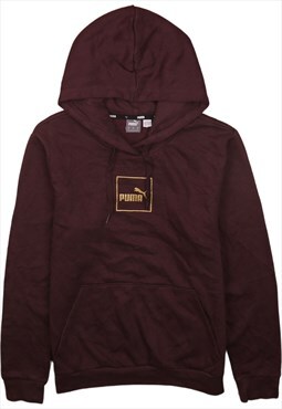 Vintage 90's Puma Hoodie Drawstring Pockets Pullover
