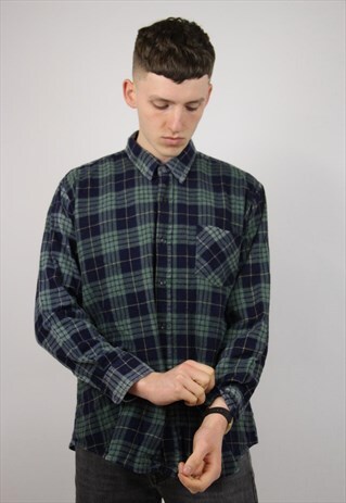 VINTAGE 90'S FLANNEL CHECK SHIRT