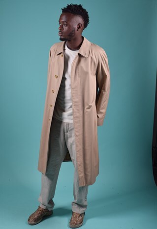 VINTAGE BURBERRY'S TAN TRENCH COAT