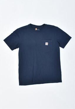 Vintage 90's Carhatt T-Shirt Top Loose Fit Navy Blue
