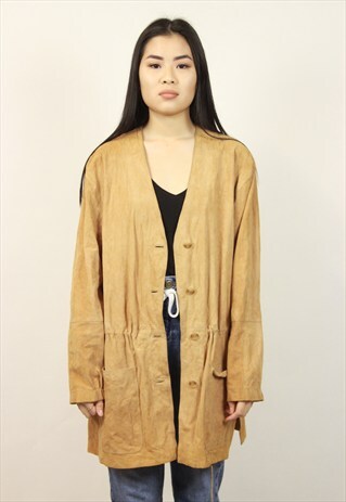 VINTAGE BROWN SUEDE JACKET