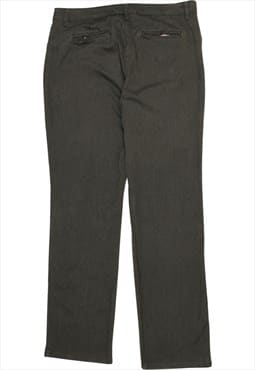 Vintage 90's Lee Trousers / Pants Straight Leg Baggy Grey