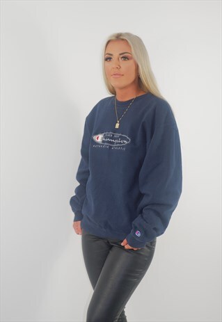 VINTAGE CHAMPION SPELL OUT SWEATSHIRT
