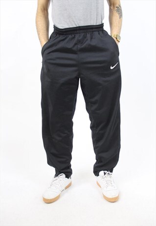 VINTAGE NIKE 90'S BLACK TRACKSUIT BOTTOMS