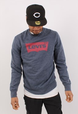 Vintage Levi's Blue Spell Out Sweatshirt
