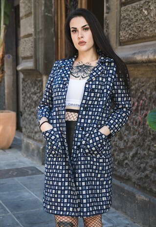 VINTAGE WOOL COAT '90 MADE IN ITALY COD. 10-151