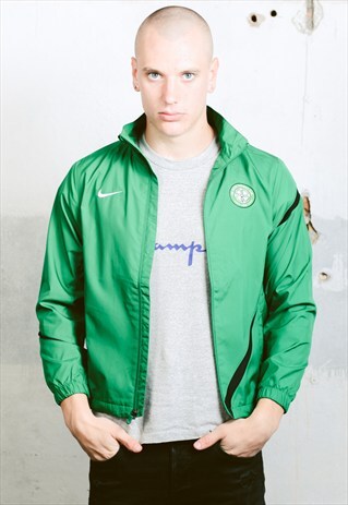 VINTAGE NIKE CELTIC FOOTBALL SHELL JACKET