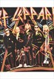 VINTAGE BLACK DEF LEPPARD BAND T-SHIRT - M