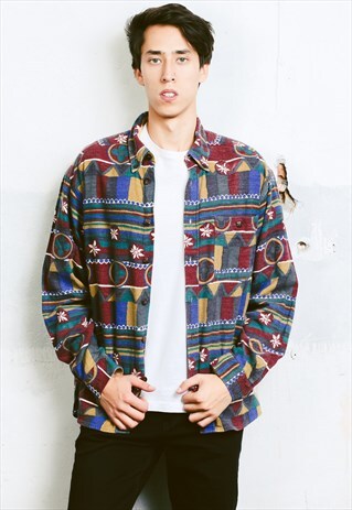 VINTAGE AZTEC PRINT SHIRT