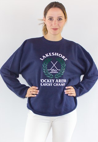 RETRO OVERSIZED HOCKEY SWEATSHIRT