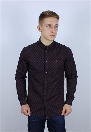 VINTAGE FRED PERRY MENS SHIRT