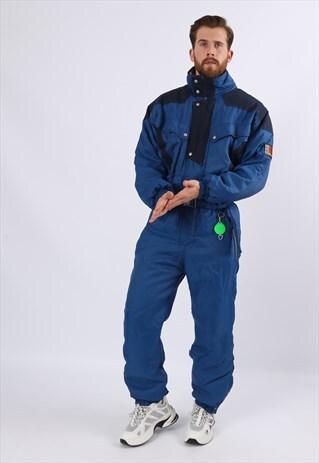 VINTAGE 90'S BRUGI FULL SKI SUIT SNOW UK M 40" (71A)