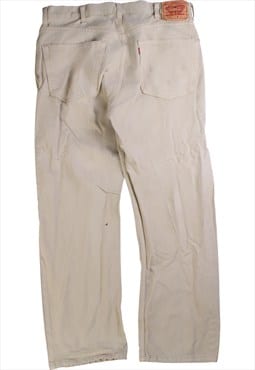 Vintage 90's Levi's Jeans / Pants 505 Denim Slim Beige
