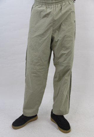 VINTAGE FILA KHAKI TRACKSUIT BOTTOMS