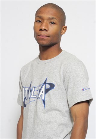 VINTAGE CHAMPION ITALY PRINT T-SHIRT