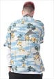 VINTAGE HAWAIIAN BEACH PRINT SHIRT