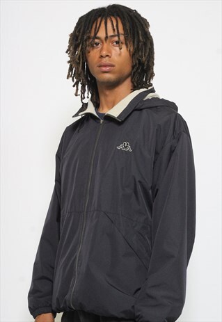 VINTAGE KAPPA REVERSIBLE JACKET AND FLEECE